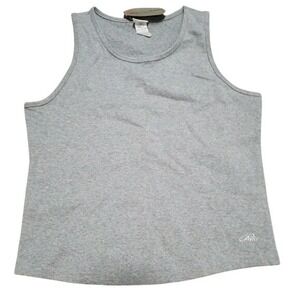 Avia Womens Heather‎ Grey Activewear Scoop Neck Tank Top AC8822WHG Medium NWT